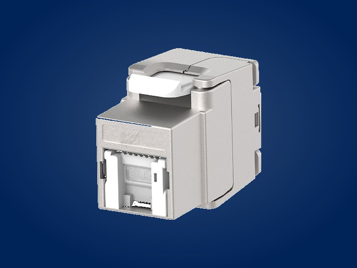 RheinKabel Cat.6A geschirmtes Keystone-Modul RK-C6A-KJ-SH
